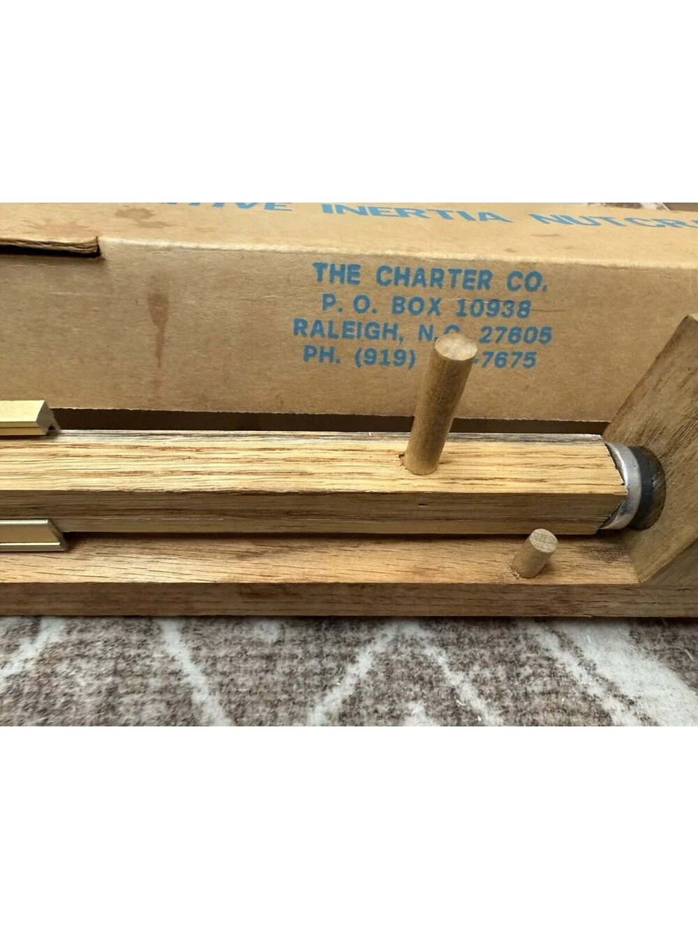 Vintage TEXAS NATIVE INERTIA NUTCRACKER MODEL #7141 w/ ORIGINAL BOX